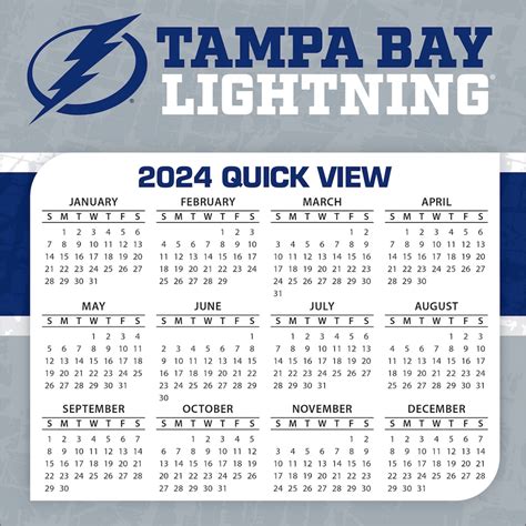 Tampa Bay Lightning Schedule 2024 - Bea Karita