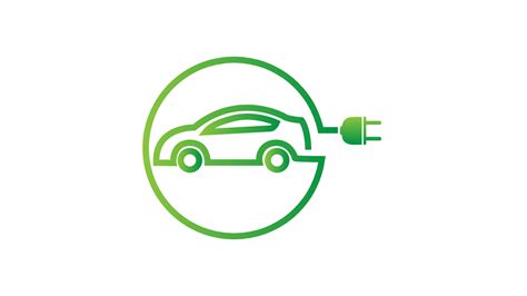 Electric eco city car with plug logo vector illustration template 8070602 Vector Art at Vecteezy