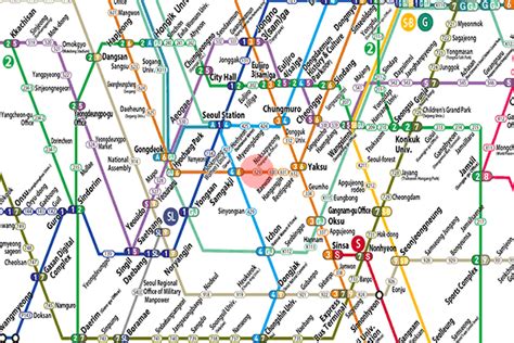 Noksapyeong station map - Seoul subway