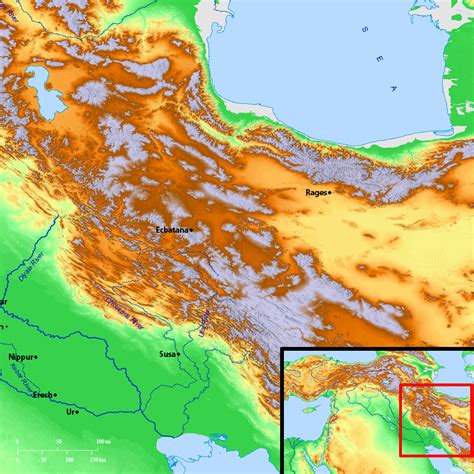 Bible Map: Ecbatana