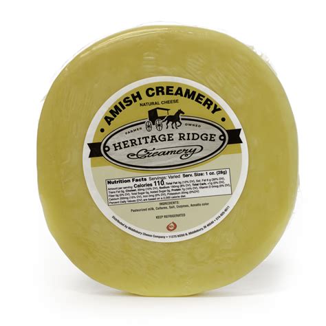 Amish Creamery Cheese - Heritage Ridge Creamery