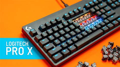 SWAPPABLE Switches! Logitech G PRO X Keyboard Review