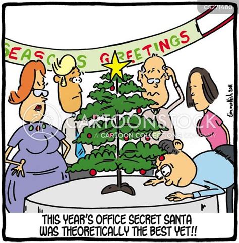 Secret Santa Cartoons and Comics - funny pictures from CartoonStock