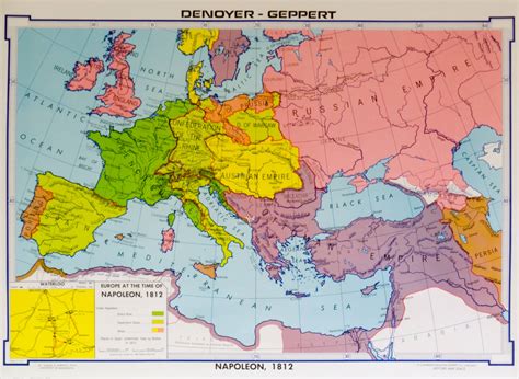 Map Of Europe Under Napoleon