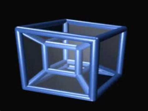 hypercube rotation | Fourth dimension, Cube, The tesseract