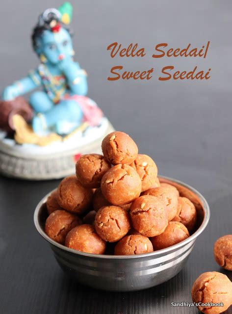 Sandhiya's Cookbook: Vella Seedai | Sweet Seedai | Seedai Recipe