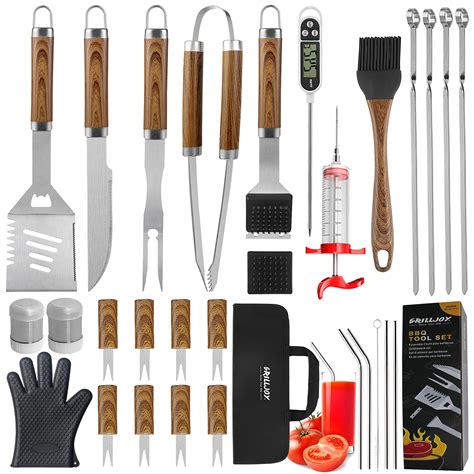 Expert Grill Stainless Steel Soft Grip BBQ Grill Tool Set,, 56% OFF