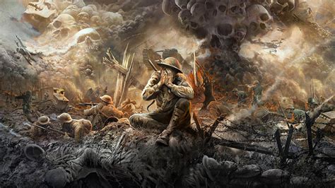 "The Great War" by Peter Sallaí : r/ImaginaryBattlefields