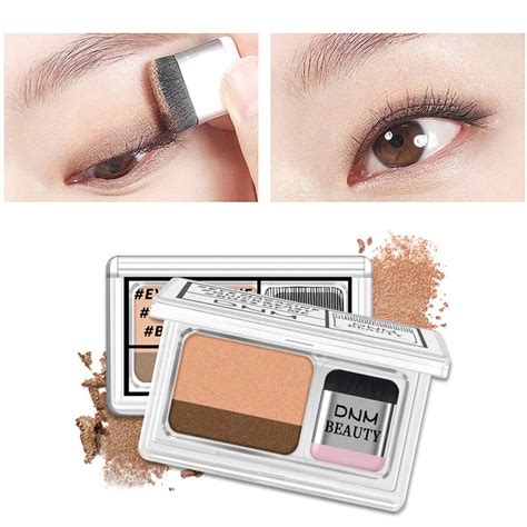 Double Color Lazy Eye Shadow Makeup Palette Glitter Waterproof Glitter ...