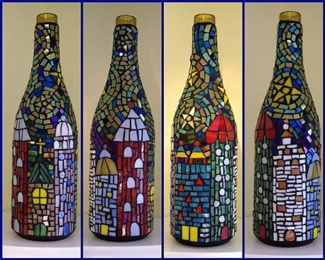 Que faire avec vos bouteilles de verre ? Voici 32 idées... Mosaic ...