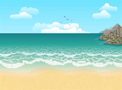 Beach Illustration, HD Artist, 4k Wallpapers, Images, Backgrounds, Photos and Pictures