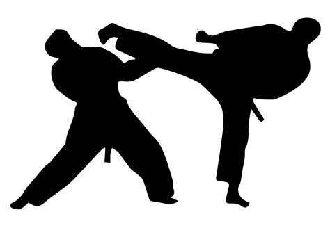 Taekwondo Silhouette at GetDrawings | Free download