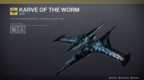 New Whisper of the Worm Ship: Karve of the Worm