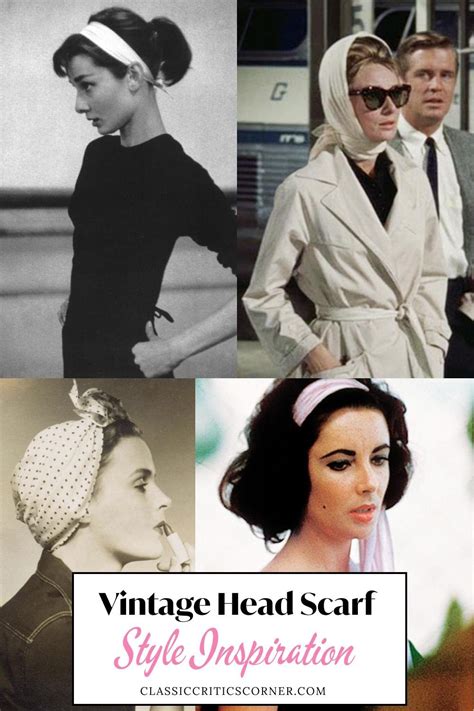 7 Sexy Vintage Head Scarf Styles - Inspiring Retro 1940s and 1950s Head Scarf Outfits - Classic ...