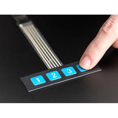 Buy online 1x4 KEYPAD WITH MEMBRANE SWITCHES at low price from DNA Technology. All India delivery.