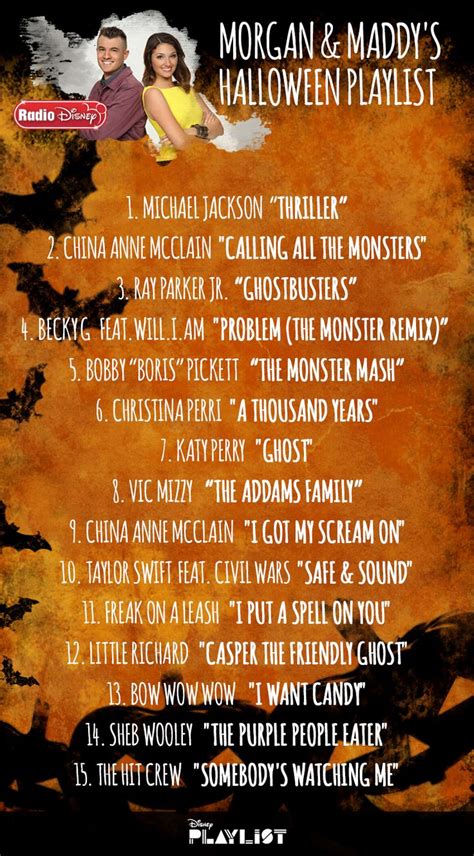 Radio Disney's Morgan and Maddy Just Made Your Halloween Playlist | Disney Playlist | Halloween ...