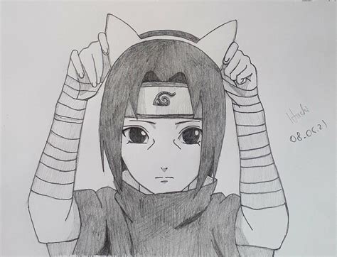 Small Itachi sketch : r/Naruto