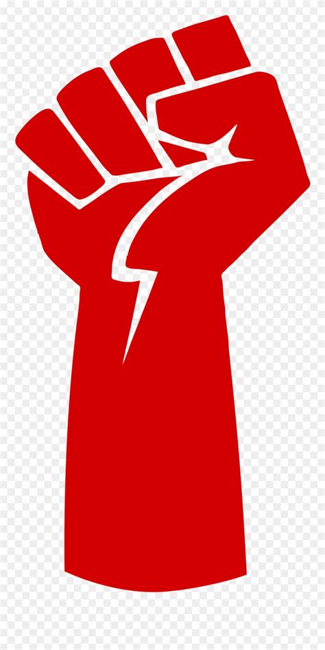 Power - Red Fist Clipart - Png Download (#184135) - PinClipart