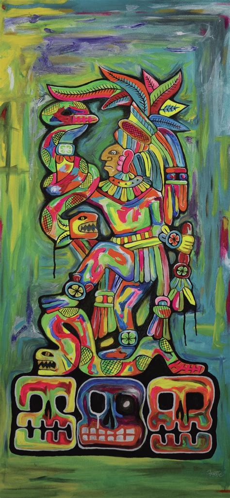 Mayan Culture Painting by Franky Castle | Saatchi Art