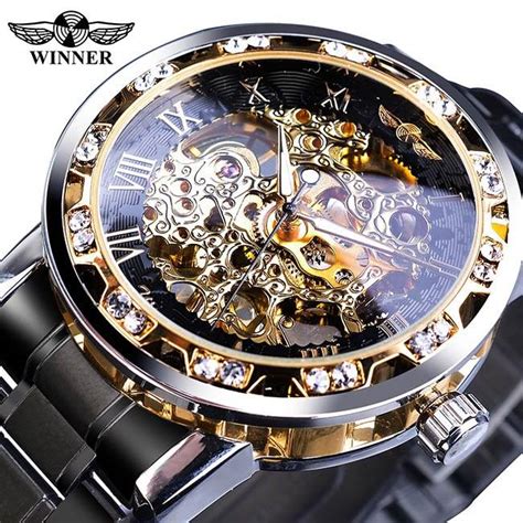 Men's Luxury Diamond Luminous Skeleton Watch - Quality Watches For Men