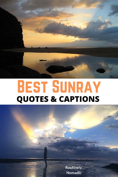 Best Quotes and Captions About Sunrays | Sunrays caption, Sun rays ...