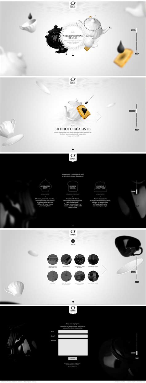 15 Examples of Black and White Web Design