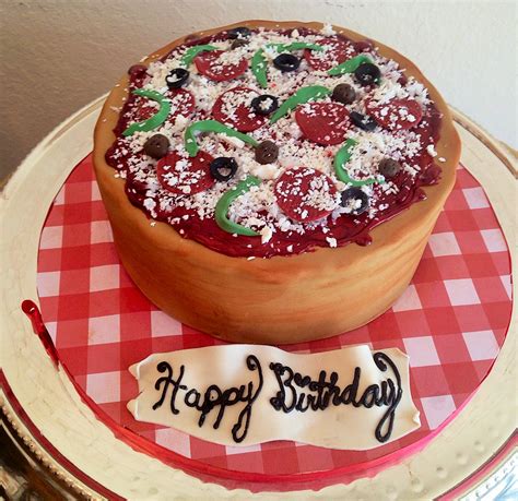 15 Pizza Birthday Cake You Can Make In 5 Minutes – Easy Recipes To Make at Home