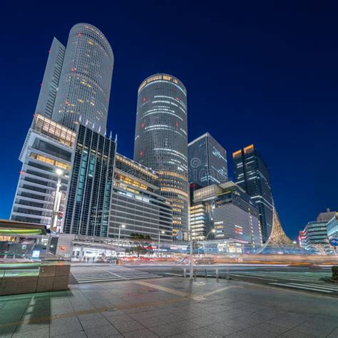 Nagoya City Skyline with Landmark in Japan Stock Photo - Image of ...