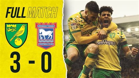 FULL REPLAY | Norwich City 3-0 Ipswich Town | 10 Years Since Last Derby Defeat | 2018/19 - YouTube