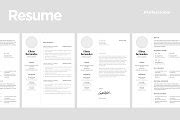Clean Resume Template - 12 | Resume Templates ~ Creative Market