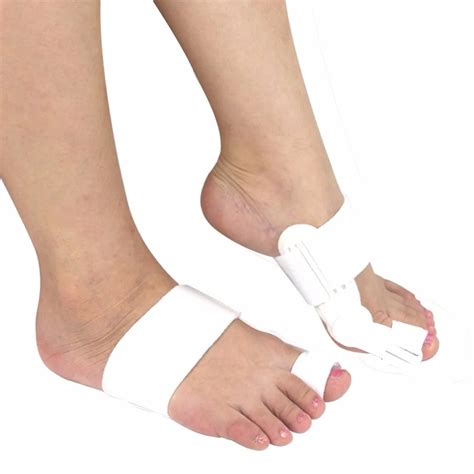 1Pair Toe Straightener Foot Care Hallux Valgus Foot Pain Fixed Thumb Orthopedic Valgus Braces To ...