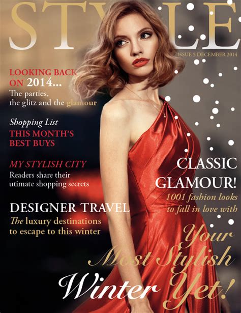 Design a Fashion Magazine Cover in Adobe InDesign