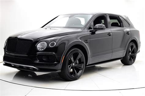 New 2018 Bentley Bentayga Black Edition For Sale (Special Pricing ...