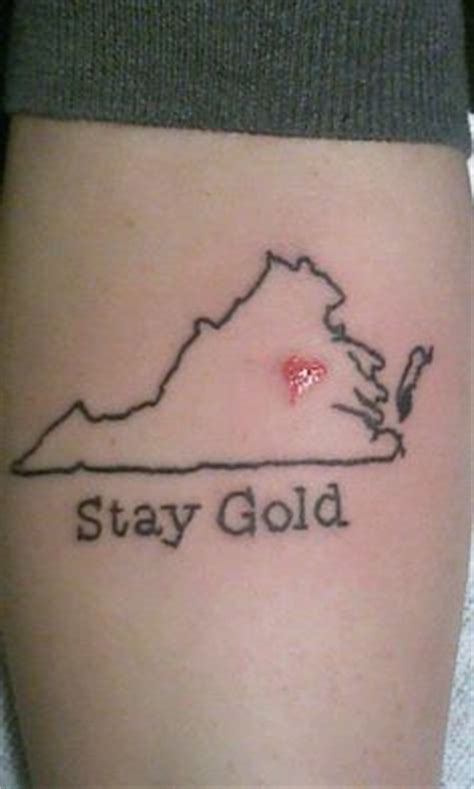 Virginia, State tattoos and Tattoos and body art on Pinterest