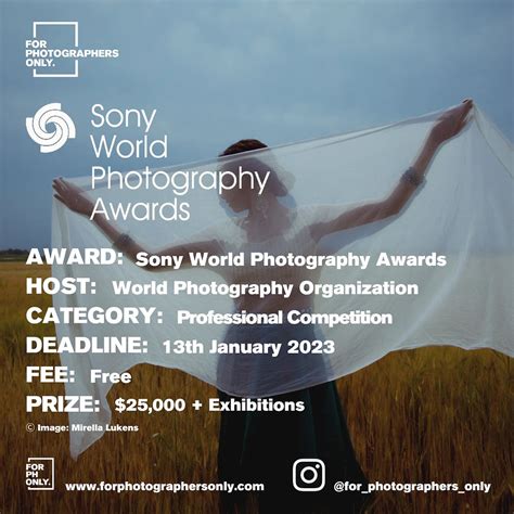 Sony World Photography Awards - Professional Competition