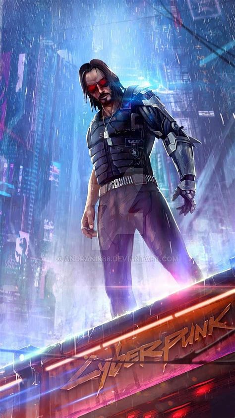 Cyberpunk 2077 John Wick, Keanu Reeves Cyberpunk HD phone wallpaper ...