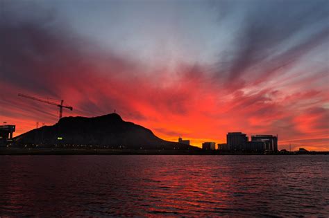 Sunset over Tempe Town Lake | Phoenix Wedding Photographer | Mike ...