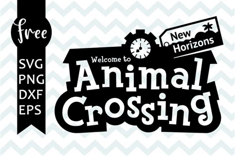 Animal crossing svg free, logo svg, new horizons svg, instant download ...