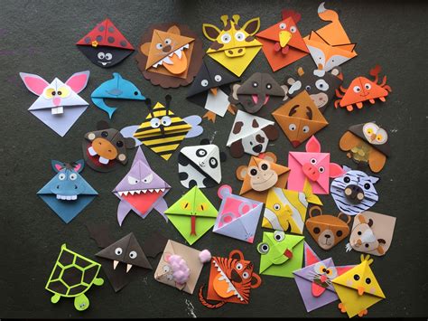 Cute Animal Corner Bookmark - Fun DIY Craft for Kids