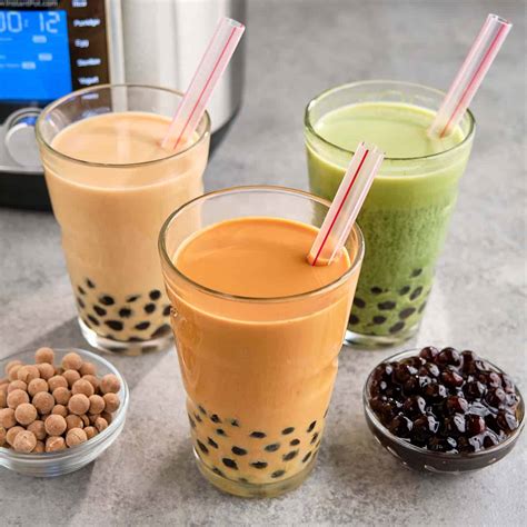 Instant Pot Boba Tea - DadCooksDinner