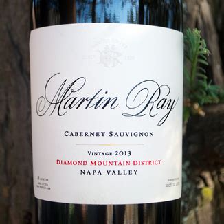 Martin Ray Winery 2013 Diamond Mountain District Cabernet Sauvignon