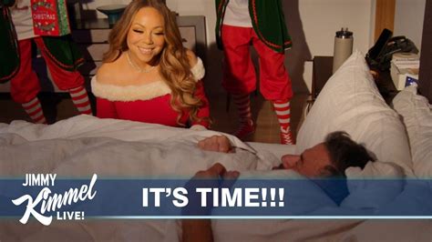 Mariah Carey Pranks Jimmy Kimmel in Bed - YouTube