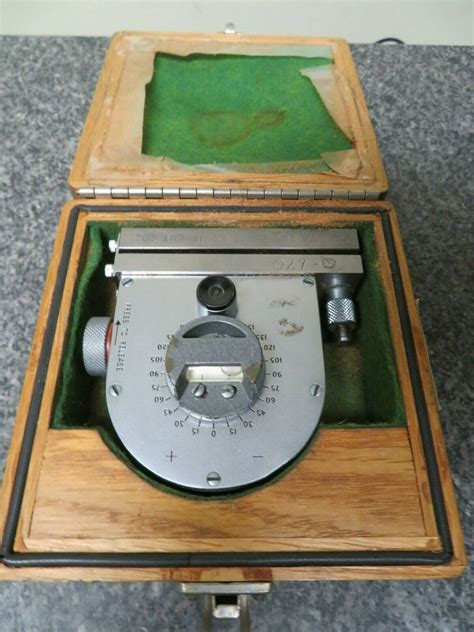 Hilger Watts TB105 Compact Bubble Clinometer 10-second increments OS22 – Bullseye Calibration