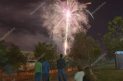 Fireworks at Israel Independence Day Celebrations – Stock Editorial ...