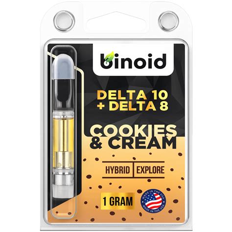 Delta 10 THC Vape Cartridge - Cookies & Cream | Buy Delta-10 Vapes