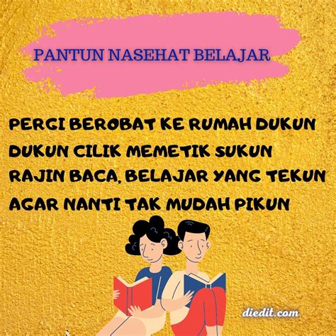 Perbedaan Sajak Dan Pantun Nasihat Belajar - IMAGESEE