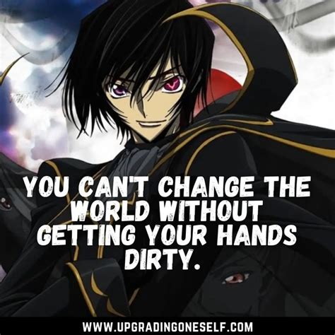 Top 20 Inspirational Quotes From Code Geass Series - Upgrading Oneself