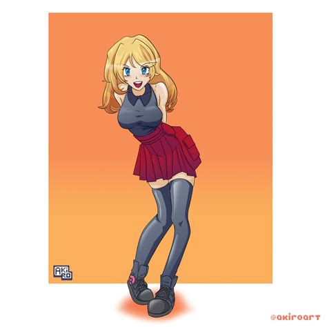 Pokemon Trainer Serena by AkiroAl on DeviantArt