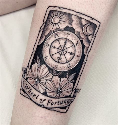 Wheel of Fortune Tarot done at Black Sheep Tattoo, Bristol UK : r/tattoo