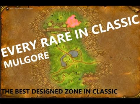 | World of Warcraft | Every Rare Spawn in Classic | Mulgore | - YouTube